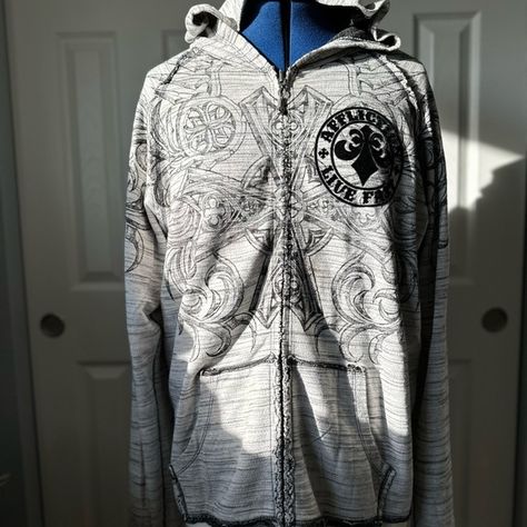 Affliction Live Fast Reversible Full Zip Hoodie Sweatshirt Affliction Shirts, Full Zip Hoodie, Hoodie Sweatshirt, Zip Hoodie, Must Haves, Mens Shirts, Man Shop, Sweatshirts Hoodie, Sweatshirts