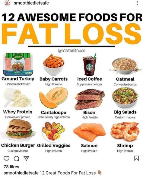 Foods For Fat Loss, Bariatric Meals, Salmon And Shrimp, Healthy Diets, Food Motivation, Fat Loss Foods, Carb Snacks, Protein Meals, Workout Snacks