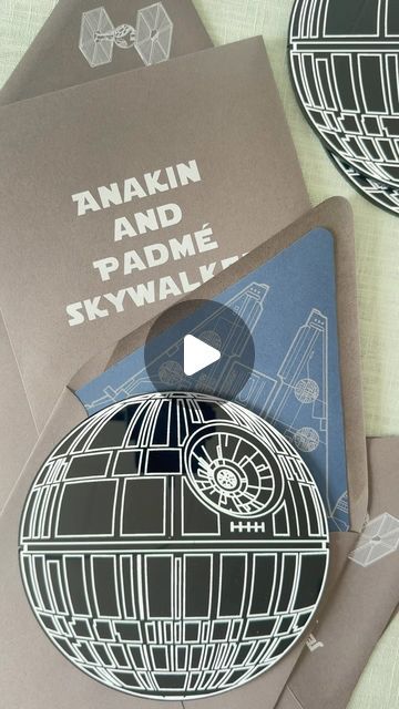 Mahshed Hooshmand on Instagram: "Happy Star Wars Day! May the 4th be with you! • #maythe4thbewithyou #starwars #starwarsday #maytheforcebewithyou #maythe4th #invitations #millenniumfalcon #deathstar #acrylicinvitations #envelopeliner #nomoreboringenvelopes #birthday #birthdayinvitation" Star Wars Birthday Cards, Star Wars Invitations, Happy Star Wars Day, Happy Star, Anakin And Padme, May The 4th Be With You, Star Wars Day, Acrylic Invitations, May The 4th