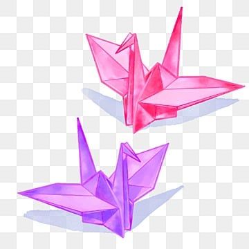 Cranes Origami, Thousand Paper Cranes, Crane Tattoo, Crafts Origami, Paper Cranes, Bird Watercolor, Origami Bird, Dove Bird, Cute Tattoos For Women