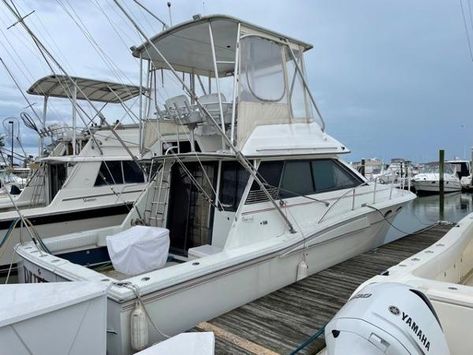 Check out this Used 1988 Wellcraft Cozumel 3700 for sale in Wildwood, NJ. View this Flybridge and other Power boats on boattrader.com Viking Yachts, Wildwood Nj, Caterpillar Engines, Power Boat, Boat For Sale, Used Boat For Sale, Used Boats, Power Boats, Cozumel