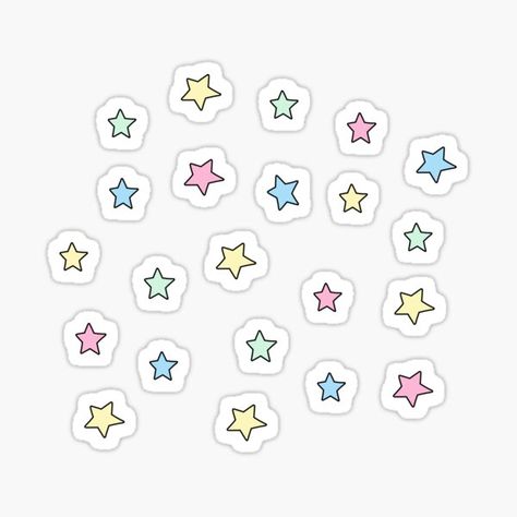 Pastel Mini, Cloud Stickers, Purple Daisy, Light Blue Flowers, Cute Cupcakes, Cute Stars, Camouflage Patterns, Pink Stars, Star Stickers