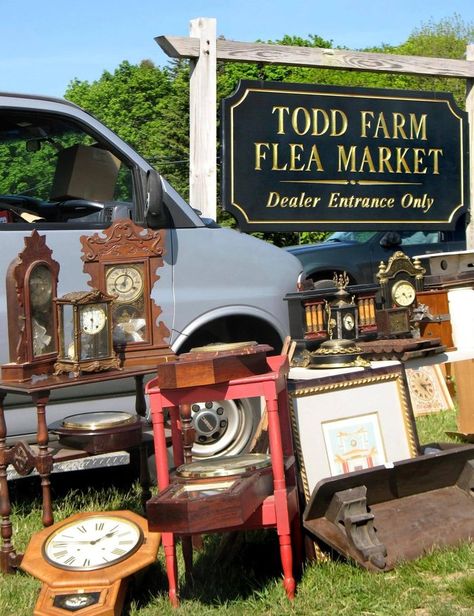 You’ll Find Antiques And Vintage Shopping At Todd Farm Flea Market In Massachusetts Brimfield Flea Market, Antiques Road Trip, Massachusetts Travel, New England Road Trip, New England Travel, Antique Fairs, Yard Sales, Vintage Shopping, Outdoor Market