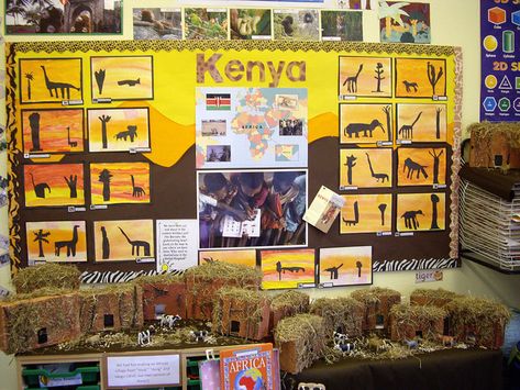 Kenyan sunsets by Emu582, via Flickr Primary Classroom Displays, Handas Surprise, Eric Carle Classroom, Classroom Display Boards, Continents And Oceans, Teaching Geography, Class Displays, World Thinking Day, School Displays