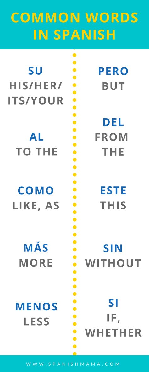 Spanish Tips, Common Spanish Words, Common Spanish Phrases, Teach Yourself Spanish, Spanish Help, Verb Words, Learn To Speak Spanish, Spanish Basics, Learning Spanish Vocabulary