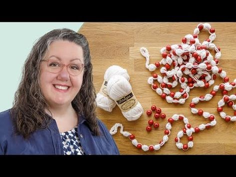 (26706) How to Make Popcorn and Cranberry Crochet Garland - Free Project Tutorial - YouTube How To Put Beaded Garland On Christmas Tree, Jenny Doan Tutorials, Crochet Popcorn, How To Make Popcorn, Missouri Star Quilt Tutorials, Popcorn Garland, The Cranberries, Crochet Garland, Berry Garland