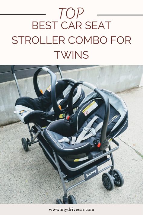 Best Car Seat Stroller Combo For Twins Twin Car Seat Stroller, Twin Strollers With Car Seats, Twin Car Seats, Best Car Seat Stroller Combo, Strollers For Twins, Best Twin Strollers, Twin Car, Car Seat Stroller Combo, Toddler Stroller