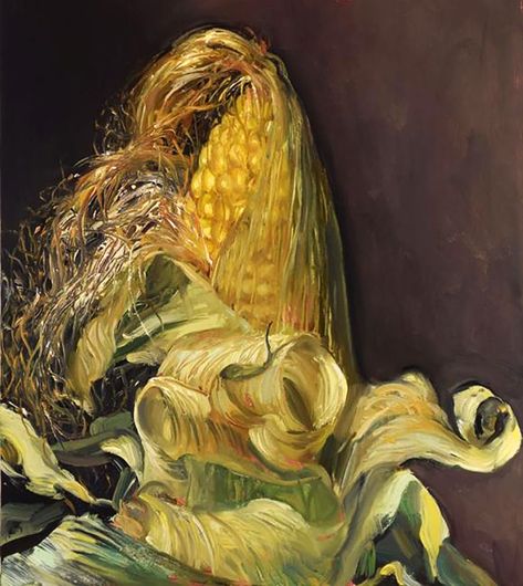 Duane Keiser, Corn Painting, Ear Of Corn, Painting A Day, Fruit Picture, Still Lifes, Ears Of Corn, Fruit Painting, Ap Art