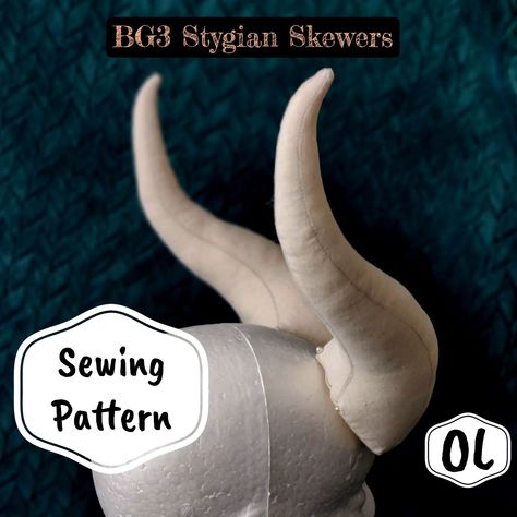 Check the link in my bio Sewing is a lightweight, convenient, and indestructible alternative to fragile and skill intensive foam horns. Check out my pattern and sewing tutorial for your next cosplay! #bg3 #baldersgate3 #bg3cosplay #cosplayhorns #horns #horntutorial #sewing #sewingpattern #sewingtutorial #tiefling #cosplay #cosplaytutorial #madewithcare #tutorial #videogames #pcgamer Tiefling Cosplay, Horn Pattern, Cosplay Horns, Dragon Horns, Sewing Stuffed Animals, Cosplay Tutorial, Pattern Free, Sewing Tutorials, Stuffed Animals