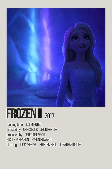 Frozen Polaroid Poster, Frozen Movie Poster, Minimalistic Polaroid Poster, Frozen Poster, Olaf And Sven, Old Disney Movies, Josh Gad, Animated Movie Posters, Disney Movies To Watch