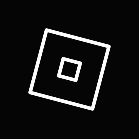 Black Icon Roblox App, Black Icon For Apps, Black And White Roblox Icon, Roblox Logo Black, Roblox Icon Black, Black Spotify Icon, Black Icon App, App Icon Ideas, Roblox App Icon