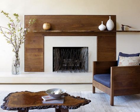 Living Rooms-10-1 Kind Design Floating Shelves Kitchen Modern, Contemporary Fireplace Mantels, Modern Shelf Decor, Modern Fireplace Mantels, Contemporary Fireplace Designs, Sleek Fireplace, Modern Floating Shelves, Fireplace Mantel Shelf, Fireplace Mantel Decor