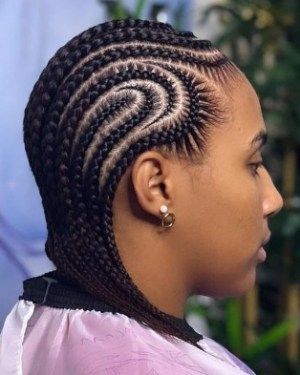 Fascinating plain lines braid hairstyles you should consider. - Stylish Naija Swahili Lines Hairstyle, Lines Hairstyles African, Hair Plaiting, Ghana Braids Hairstyles, Stylish Naija, Ghana Braids, Updo Styles, Latest Hair, Hair Braiding