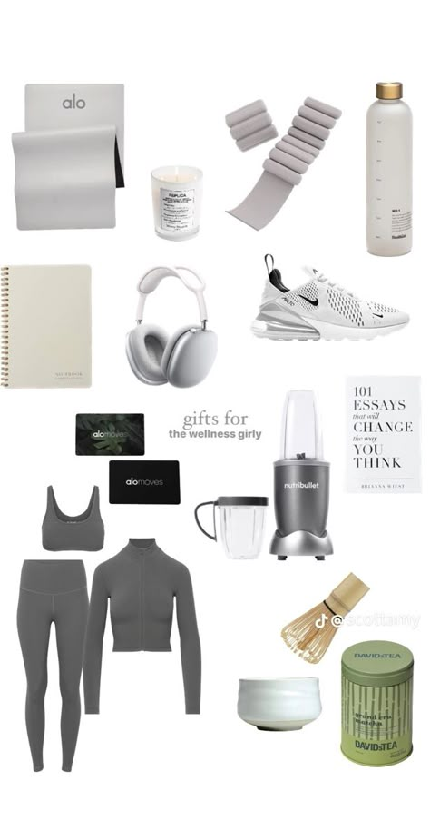 What To Get For Christmas, Wellness Girl, Girl Gift Ideas, Aesthetic Health, Fitness Products, New Year New Me, Trendy Aesthetic, Healthy Lifestyle Motivation, Gift Inspiration