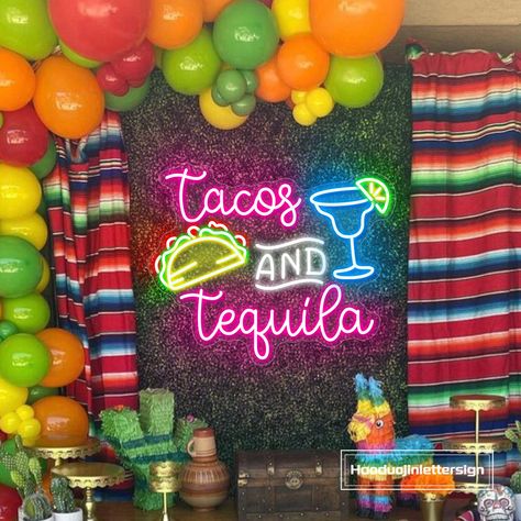 $25 is NOT final price. 'Tacos' LED neon sign  Color: Cool White, Warm White, Red, Blue, Ice Blue, Yellow, Pink, Light Pink, Purple, Green, Orange (if you want mix color, pls contact us) Features: --------------- This is a flex LED Neon sign, not glass neon,having the same effect as a glass neon sign, LED neon is completely safe and non frangible. > Our neon signs are durable. > Neon signs are safe to handle. > Neon signs are available in multiple colors and fonts. > Neon signs are long lasting Tacos And Tequila Party Decorations, Modern Mexican Restaurant, Mexico Theme, Home Bar Wall, Mexican Restaurant Decor, Fiesta Theme Party, Tacos And Tequila, Coffee Truck, Taco Party