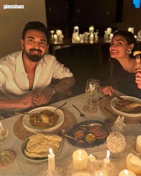 One year down, forever to go! Athiya Shetty and K.L Rahul's first anniversary celebration is all things beautiful and romantic! 😍❤️ #GlamSham #athiyashetty #kIrahul #anniversary #cutedate #couplegoals Athiya Shetty , KL Rahul , Anniversary , Couple Goals Athiya And Kl Rahul, Athiya Shetty Kl Rahul, Kl Rahul And Athiya Shetty, Rahul And Athiya, First Anniversary Pictures, K L Rahul, Athiya Shetty, Anniversary Couple, Kl Rahul