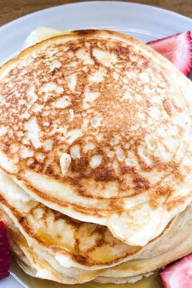 Apple Sauce Pancakes, Pancakes Cottage Cheese, Pancake Recipe Healthy, Cinnamon Apple Sauce, Weight Watchers Pancakes, Low Points Weight Watchers, Weight Watchers Food Points, Weight Watchers Breakfast, Eating Light