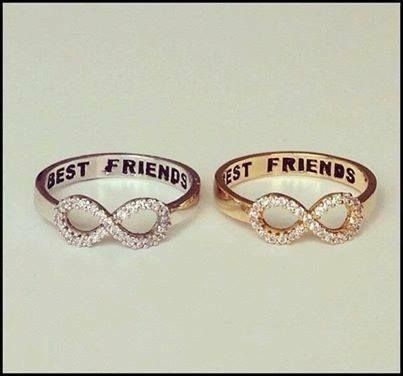 i love these i would love to be able to have some there very pretty and i would love to have them both so me and my best friend can have matching rings because we are very close friends Bff Rings, Best Friend Gift Ideas, Friend Gift Ideas, Cute Promise Rings, Hand Jewelry Rings, Best Friend Rings, Sister Rings, Stackable Birthstone Rings, Bff Jewelry