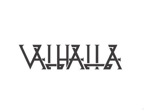 Til Valhalla Tattoo, Assassins Creed Valhalla Tattoo, Valhalla Tattoo, Diy Tattoos, Vikings Valhalla, American Logo, Rune Tattoo, Bull Tattoos, Tattoo Zeichnungen