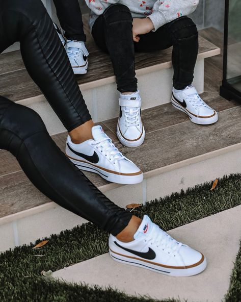 Nike Women's Court Legacy Shoes curated on LTK Court Outfit, White Shoes Outfit, Nike Sneakers Outfit, Fitness Shoes, Matching Pairs, Tennis Shoes Outfit, White Nike Shoes, Nike Shoes Outfits, Moto Leggings