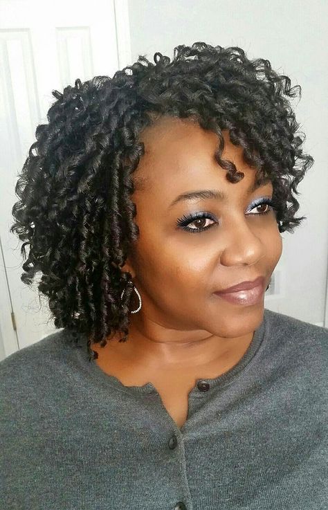 Curly Crochet Styles, Short Crochet Braids, Soft Dreads, Curly Crochet Hair Styles, Crochet Braid Styles, Short Braids, Crochet Braids Hairstyles, Feathered Hairstyles, Braided Updo