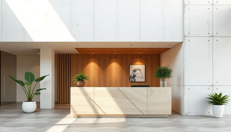 Reception Desk design ideas Geometric Reception Desk, Reception Desk Design Ideas, Desk Design Ideas, Reception Desk Design, Design Competitions, Reception Desk, Desk Design, Of Ideas, Design Ideas