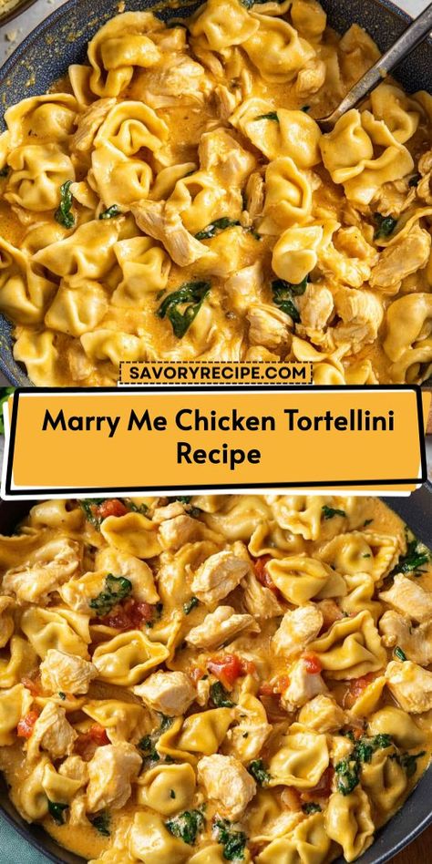 Want to elevate your dinner game with a nutritious twist? The Marry Me Chicken Tortellini Recipe offers a perfect balance of taste and health, making it an ideal choice for your next meal. Be sure to save this recipe for easy access to a flavorful dinner that everyone will adore! Marry Me Chicken Tortellini, Cheese Tortellini Recipes, Tortellini Recipe, Chicken And Cheese, Chicken Tortellini, Savory Recipe, Marry Me Chicken, Tortellini Recipes, Tender Chicken Breast