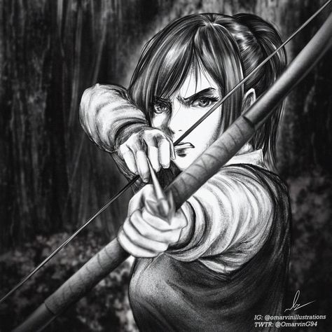 Nara Shikamaru, Aot Fanart, Sasha Blouse, Sasha Braus, Anime Artist, Aot Characters, Bow And Arrow, Attack On Titan Fanart, Attack On Titan Art