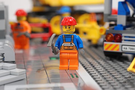 Lego construction worker Lego Construction, Construction Worker, Lego, Toy Car, Toys