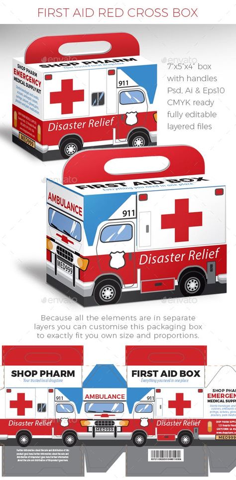 Medical First Aid Emergency Box with Handle by joiaco | GraphicRiver First Aid Box Design, Weight Training Plan, Training Logo, Templates Simple, Strength Training For Beginners, Weight Training Programs, Cpr Training, Box With Handle, Medical Emergency