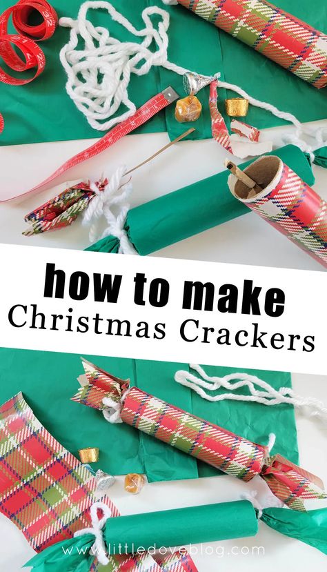 How to make DIY Christmas Crackers. Christmas Crackers Diy How To Make, Christmas Popper, Diy Christmas Crackers, Lunch Club, Diy Christmas Candy, Christmas In England, Gingerbread Diy, English Christmas, Aussie Christmas