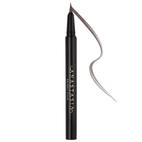 Micro-Stroking Detailing Brow Pen - Anastasia Beverly Hills | Sephora Brow Hair Color, Anastasia Beverly Hills Eyeshadow, Anastasia Beverly Hills Dipbrow, Shimmer Body Oil, Tinted Brow Gel, Faux Freckles, Crystal Lips, Eyebrow Pen, Brow Pen