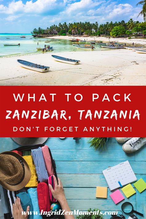 What To Pack For Tanzania Safari, Packing For Zanzibar, What To Wear In Zanzibar, Tanzania Packing List, Zanzibar Vacation Outfits, Zanzibar Packing List, Tanzania Outfit Ideas, Zanzibar Outfits, Zanzibar Outfit Ideas