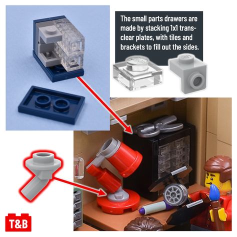 Lego House Instructions, Lego Vacuum, Cosplay Draculaura, Easy Lego Creations, Lego Techniques, Industrial Lights, Lego Machines, Lego Starwars, Micro Lego