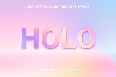 Free Vector | Gradient holographic editable vector text effect November Wallpaper, Font Creator, Holographic Background, Holography, Vector Gradient, 3d Text Effect, Trend 2024, Quotes Instagram, Light Flare