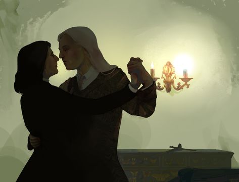 dancing Severus x Lucius, during canon Snucius Fanart, Severus X Lucius, Severus Snape X Lucius Malfoy, Lucius X Severus, Snape And Lucius, Snape X Lucius, Severus Snape Fan Art, Snape Fan Art, Elder Wand