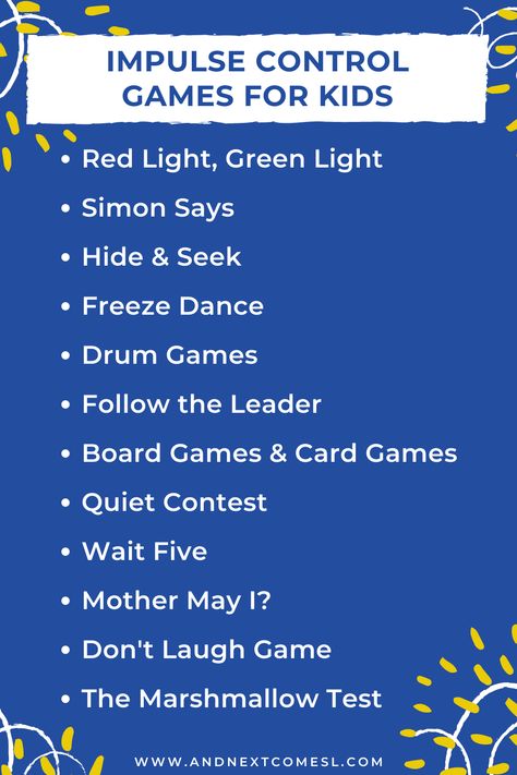 School Based Therapy Activities, Impulse Control Games, Sel Education, Play Therapy Activities, Adolescent Therapy, Group Therapy Activities, Social Emotional Activities, Occupational Therapy Activities, Social Skills Groups