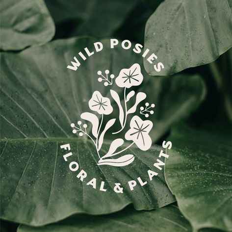 Flower Logo Design Ideas, Plant Shop Logo, Organic Branding, Hello Design, Plant Logos, Logo Nature, Florist Logo, Flower Logo Design, Logo Creator