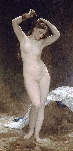 Baigneuse | Flickr - Photo Sharing! William Adolphe, 19 August, William Adolphe Bouguereau, John Singer Sargent, William Turner, Classic Paintings, Oil Painting Reproductions, Painting Reproductions, Human Figure