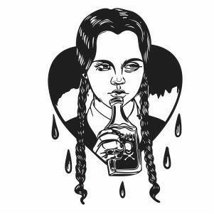 Wednesday Addams Svg, Chucky Horror Movie, Family Vector, Halloween Vector, Vinyl Wall Art Decals, Graphic Tshirt Design, Family Tattoos, Jason Voorhees, Cricut Projects Vinyl