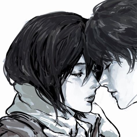 Mikasa X Eren, Animes Emo, Eren Aot, Images Hello Kitty, Shojo Anime, Eren X Mikasa, Image Swag, Eren And Mikasa, Attack On Titan Eren