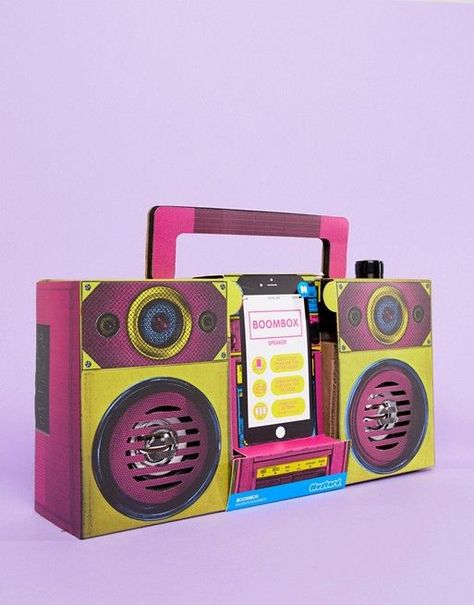 Mustard Battery Powered Boombox Speaker | £25 Uni Survival Kit, Tech Gifts For Men, Pr Kit, Energy Tips, Seed Kit, Box Packaging Design, Packing Design, Packaging Labels Design, Presents For Men