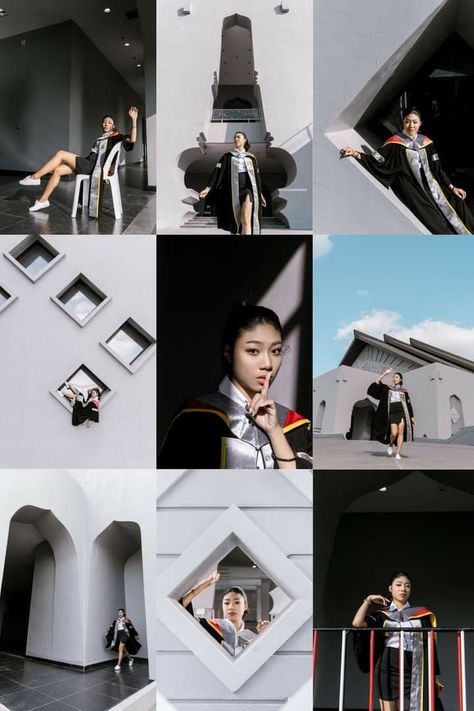 Convocation Idea Pose, Convocation Photoshoot Ideas, Pre Convo Photoshoot Idea, Graduation Ideas Photoshoot, Outdoor Graduation Photoshoot Ideas, Graduation Photography Ideas, Pre Graduation Photoshoot, Graduation Pose Ideas, Wisuda Photoshoot