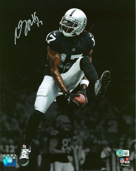 Raiders Davante Adams Authentic Signed 11x14 Vertical Spotlight Photo BAS Wit | eBay Devante Adams, Oakland Raiders Wallpapers, Football Jersey Frame, Raiders Cheerleaders, Davante Adams, Raiders Wallpaper, Oakland Raiders Football, Football Photography, Nfl Photos