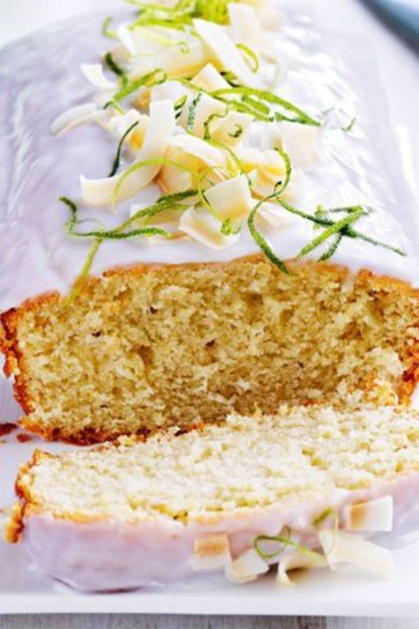 Mary Berry Lime And Coconut Cake - Delish Sides Lime Icing, Coconut Lime Cake, Coconut Cakes, Madeira Cake, Coconut Icing, Baking Projects, Loaf Cakes, Lime Cake, Lime Recipes