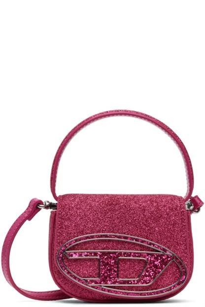 Diesel for Women SS24 Collection | SSENSE Iphone Background Purple, Diesel Bag, Hot Pink Bag, Expensive Fashion, Pop Bag, Expensive Bag, Glitter Bag, Faux Leather Top, Girly Bags