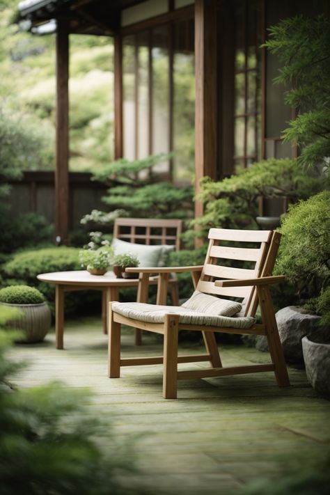 Discover the perfect blend of Japanese minimalism and Scandinavian functionality with our Japandi garden makeover guide. Get inspired by sleek furniture, muted color palettes, and natural elements that create a serene yet modern living space. #Japandi #GardenIdeas #HomeDecor #Minimalism #ScandinavianDesign Japandi Garden Furniture, Japanese Garden Furniture, Japandi Patio, Japandi Outdoor, Japandi Garden, Modern Japanese Garden, Japanese Style Garden, Japandi Interiors, Japandi Design