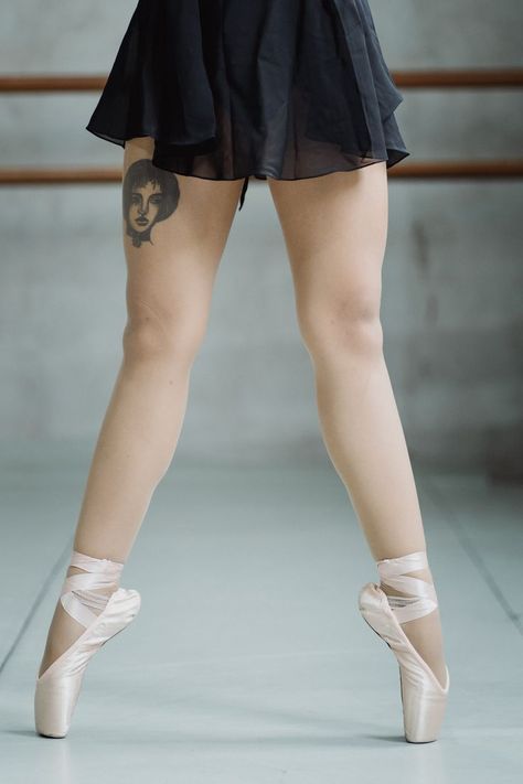 #Ballerina #tiptoeing on pointe shoes in studio Strength Quotes Tattoos, Wander Tattoo, Family Quotes Tattoos, Pretty Flower Tattoos, Be Brave Tattoo, Tattoo Quotes About Strength, Love Yourself Tattoo, Tattoo Quotes About Life, Autumn Tattoo