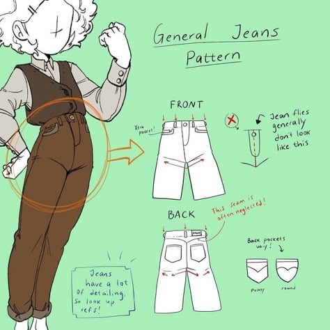 Dress Pants Drawing, Draw Jeans, Drawing Things, Drawing Help, Clothing Reference, Art Help, Drawing Refs, Anime Drawings Tutorials, Poses References