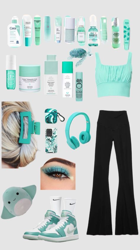 #teal #outfitinspo #tealasthetic #astheitc #preppy #preppyaesthetic #outfit Outfit Shuffles, Teal Outfits, Outfits Aesthetic, Your Aesthetic, Connect With People, Creative Energy, Energy